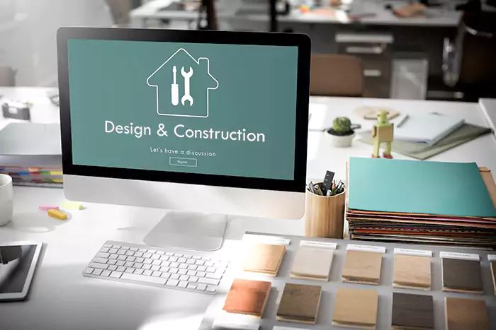 Professional website design for construction, architectural & interior design businesses
