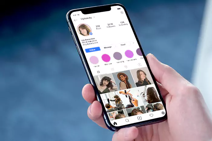 Mobile hairdresser social media marketing
